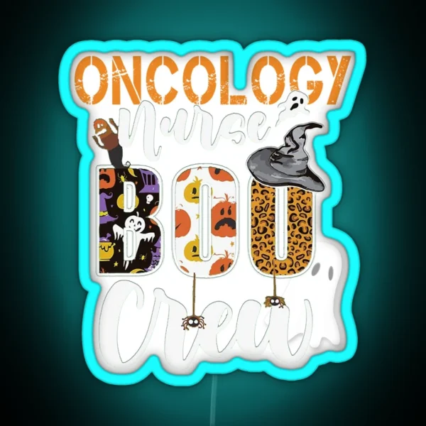 Oncology Boo Boo Crew RGB Neon Sign