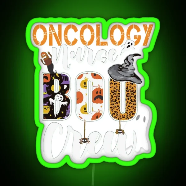 Oncology Boo Boo Crew RGB Neon Sign