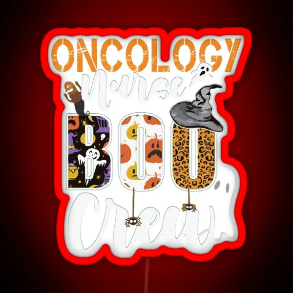 Oncology Boo Boo Crew RGB Neon Sign