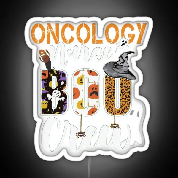 Oncology Boo Boo Crew RGB Neon Sign