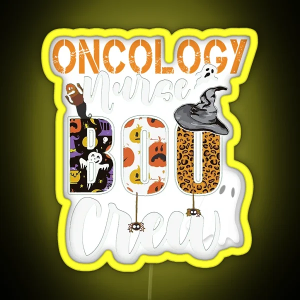Oncology Boo Boo Crew RGB Neon Sign