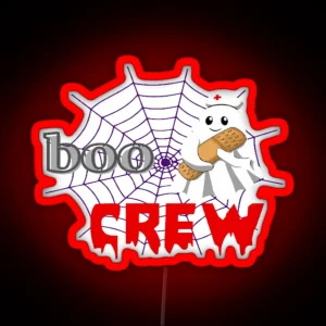 Oncology Nurse Boo Crew RGB Neon Sign