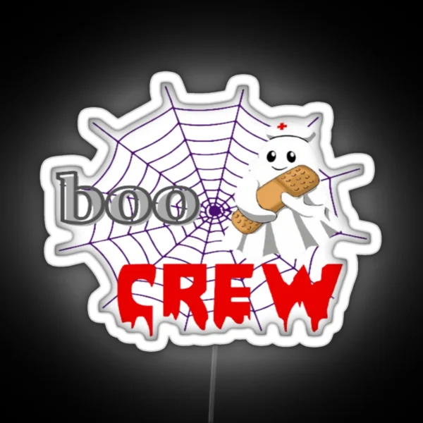 Oncology Nurse Boo Crew RGB Neon Sign