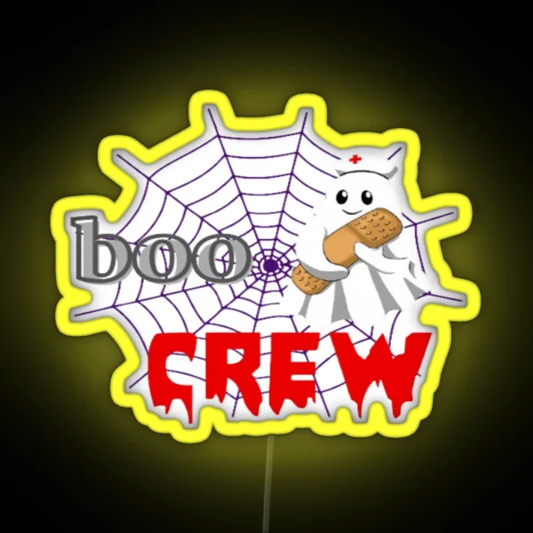 Oncology Nurse Boo Crew RGB Neon Sign