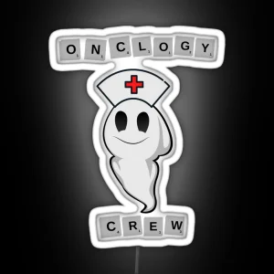 Oncology Nurse Boo Crew RGB Neon Sign
