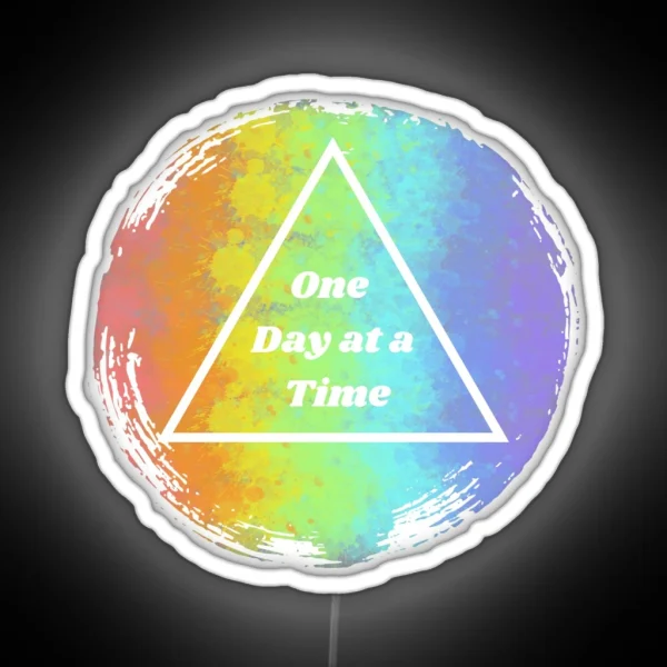 One Day At A Time RGB Neon Sign