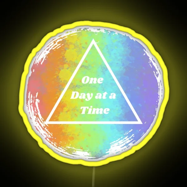 One Day At A Time RGB Neon Sign