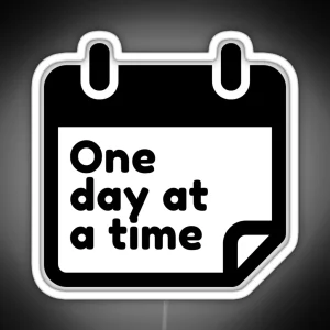 One Day At A Time RGB Neon Sign