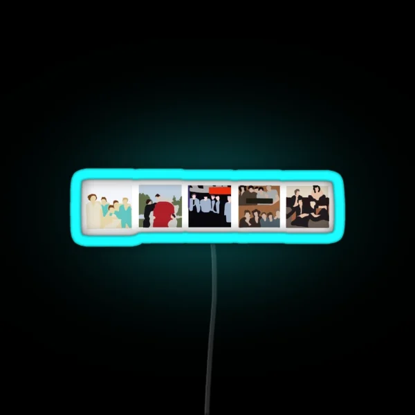 One Direction Discography Art Led RGB Neon Sign