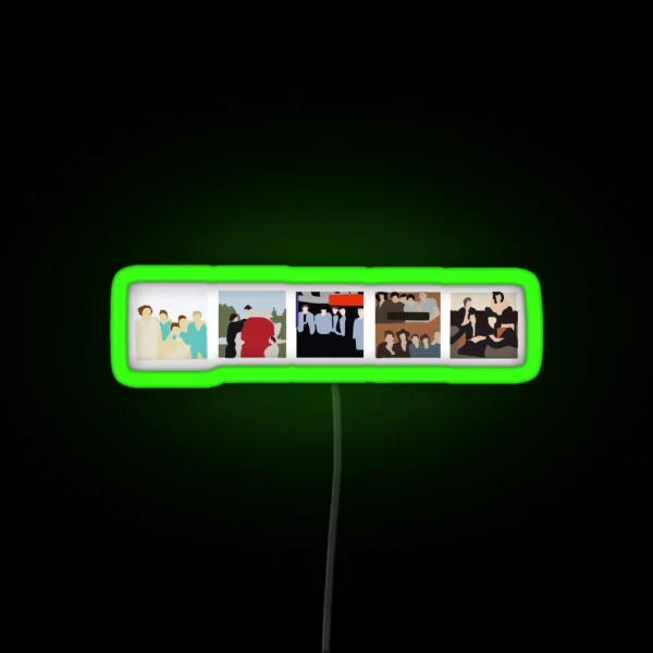 One Direction Discography Art Led RGB Neon Sign