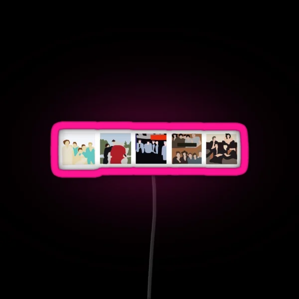 One Direction Discography Art Led RGB Neon Sign