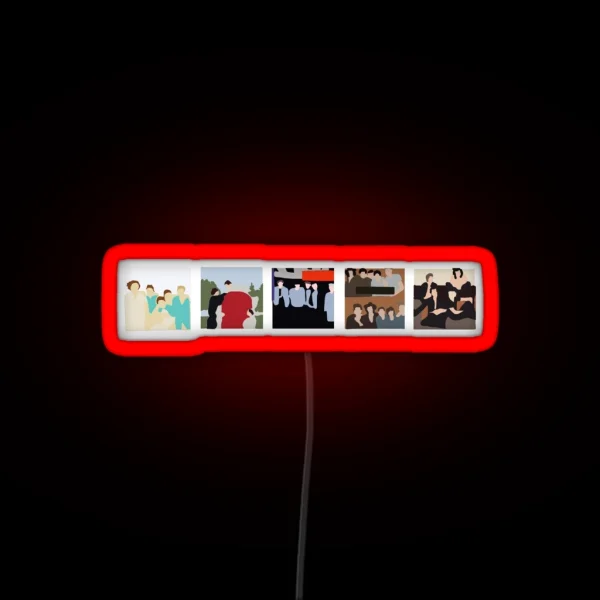 One Direction Discography Art Led RGB Neon Sign