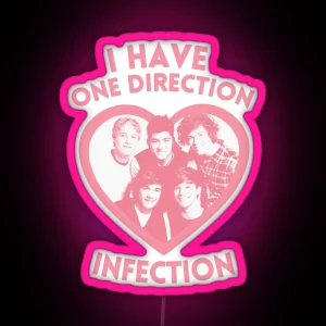 ONE DIRECTION INFECTION RGB Neon Sign