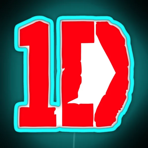 One Direction Logo RGB Neon Sign