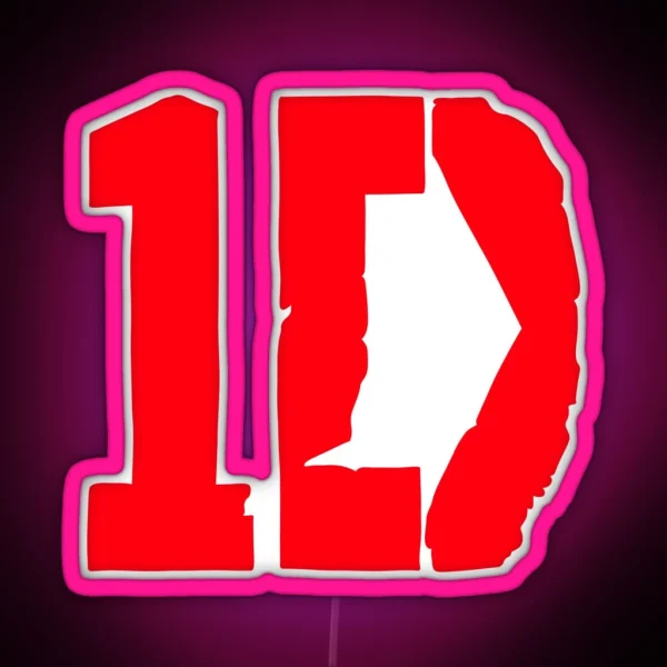 One Direction Logo RGB Neon Sign