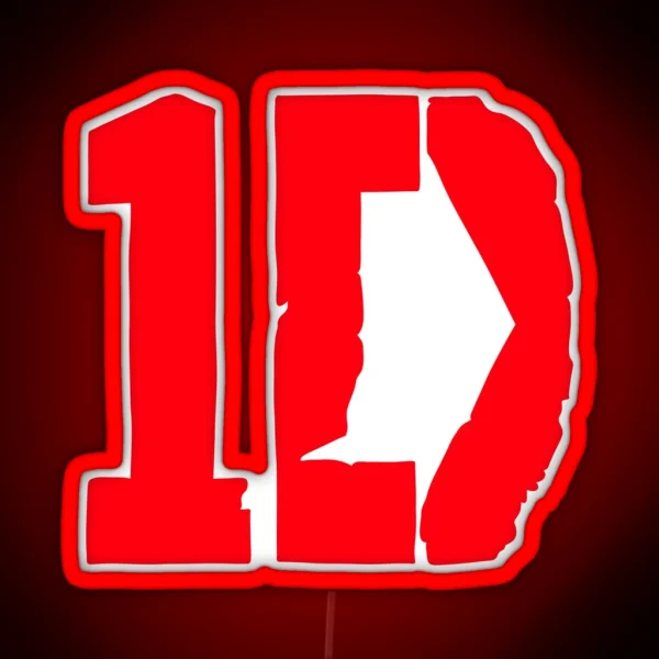 One Direction Logo RGB Neon Sign