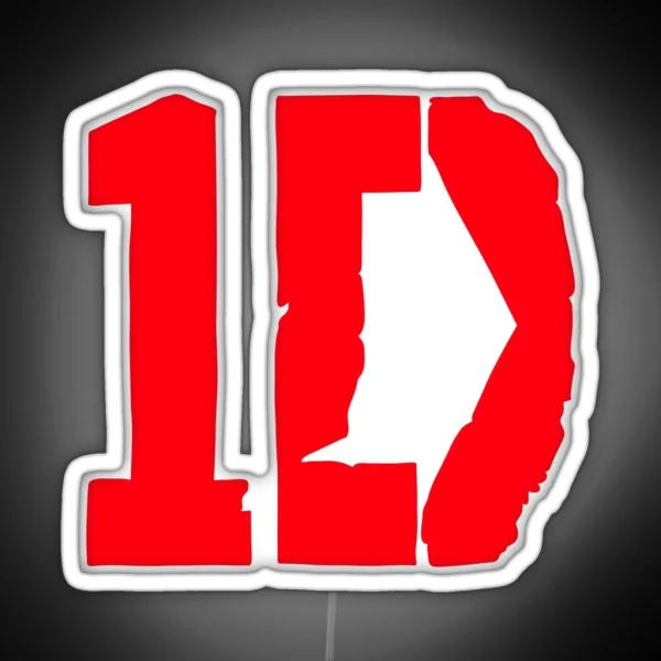 One Direction Logo RGB Neon Sign