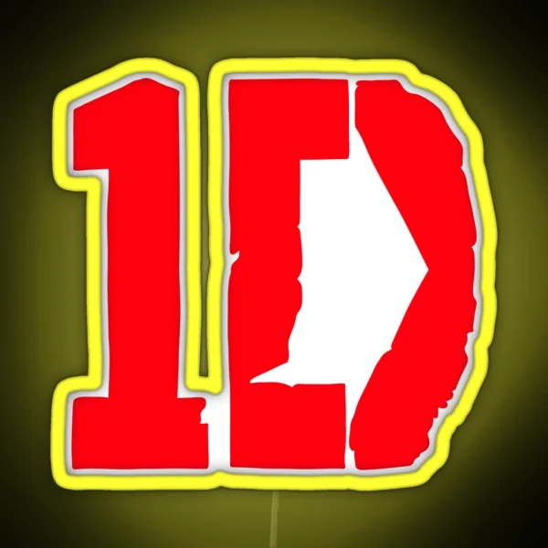One Direction Logo RGB Neon Sign