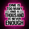 Customizable 1000+ Color RGB Neon Sign with Personalized Messages Available