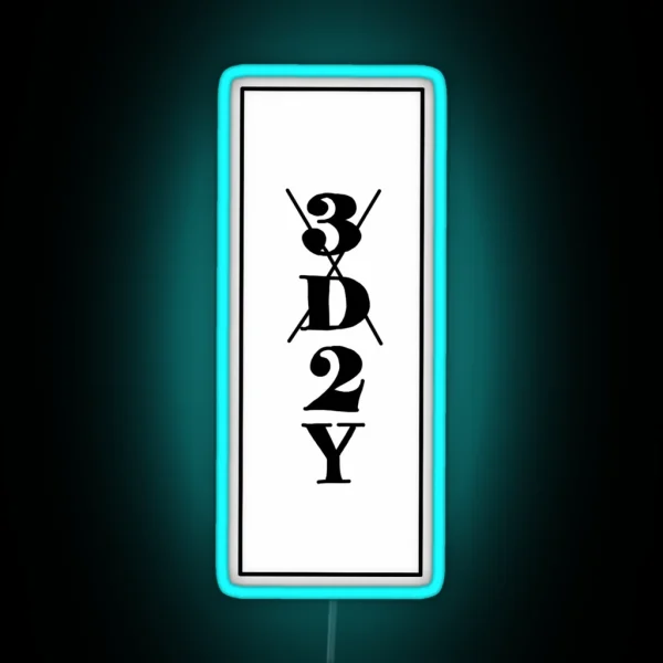 One Piece 3D2Y Time Skip RGB Neon Sign