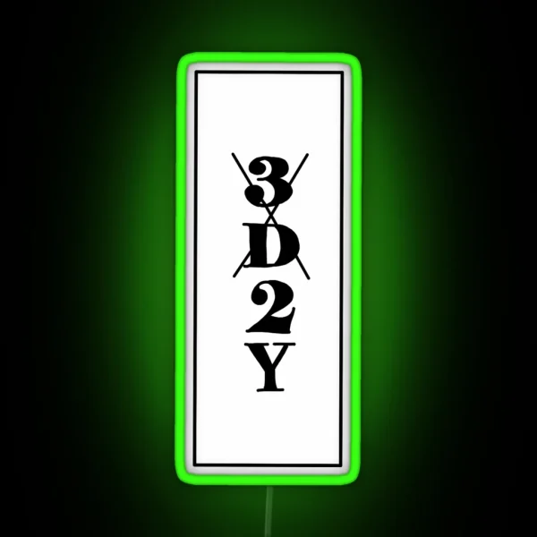 One Piece 3D2Y Time Skip RGB Neon Sign