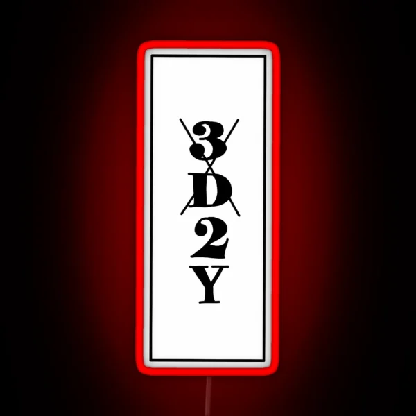 One Piece 3D2Y Time Skip RGB Neon Sign