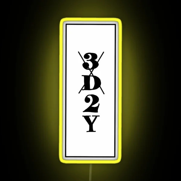 One Piece 3D2Y Time Skip RGB Neon Sign