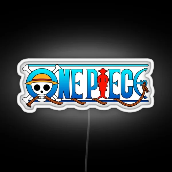 One Piece Logo RGB Neon Sign
