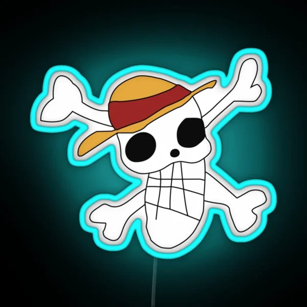 One Piece Logo That Luffy Draw RGB Neon Sign