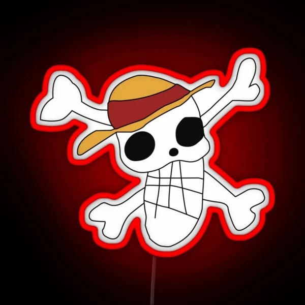 One Piece Logo That Luffy Draw RGB Neon Sign