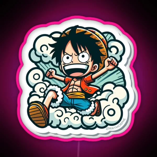 One Piece Luffy Led RGB Neon Sign