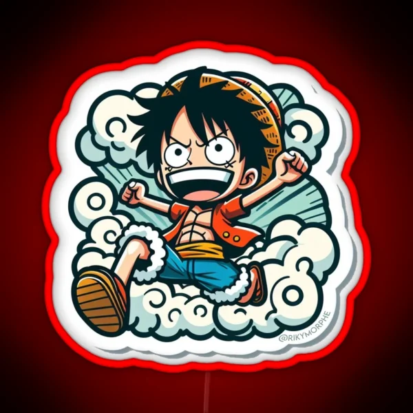 One Piece Luffy Led RGB Neon Sign