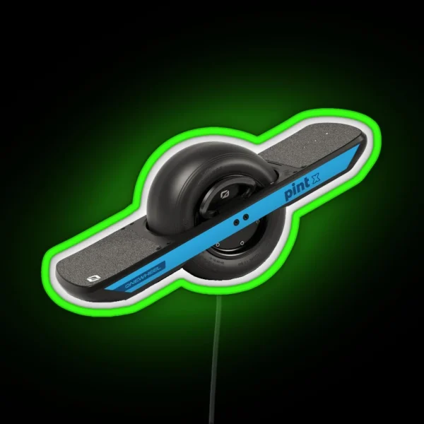 One Wheel Pint X RGB Neon Sign