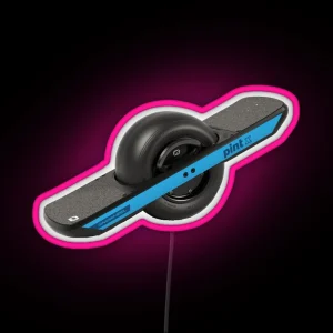 One Wheel Pint X RGB Neon Sign