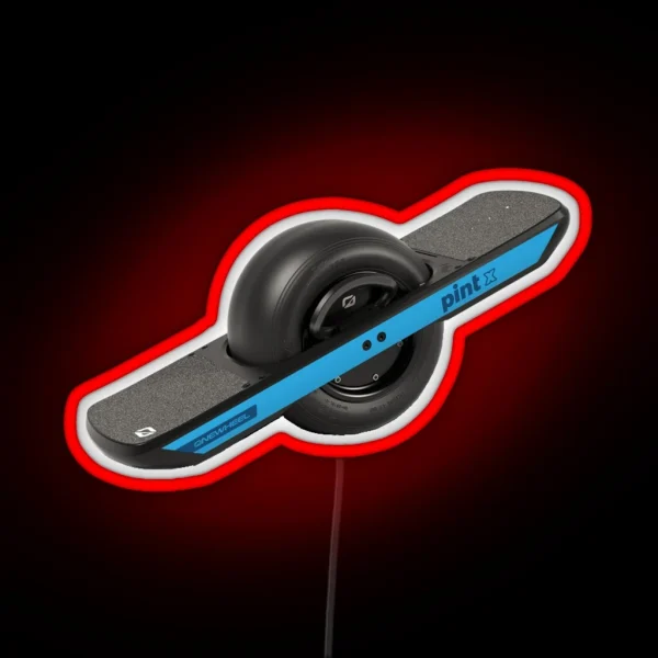 One Wheel Pint X RGB Neon Sign