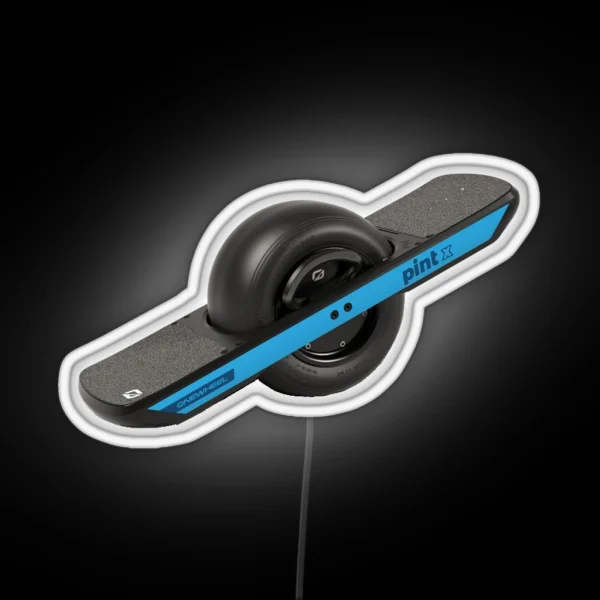 One Wheel Pint X RGB Neon Sign
