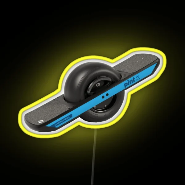 One Wheel Pint X RGB Neon Sign