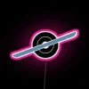 RGB neon signage for personalization of home decor spaces freely.