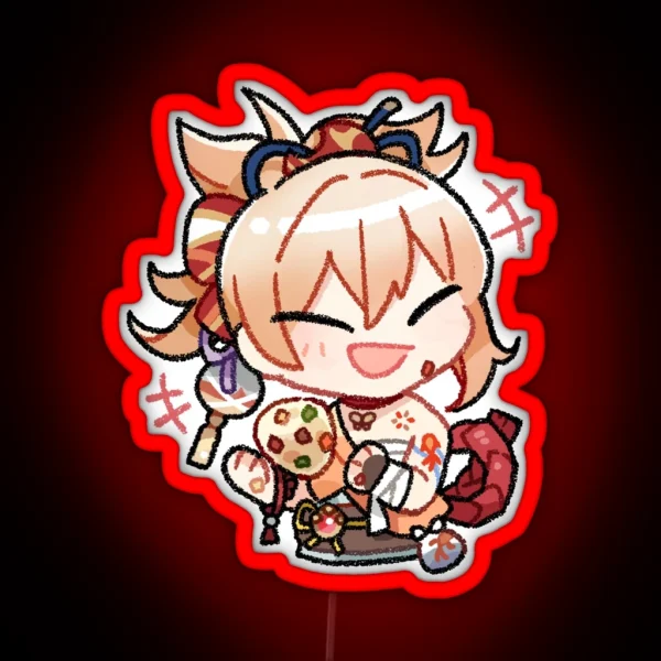 Onigiri Yoimiya RGB Neon Sign