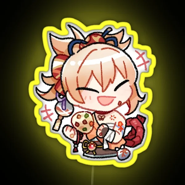 Onigiri Yoimiya RGB Neon Sign