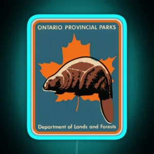 Ontario Provincial Parks RGB Neon Sign