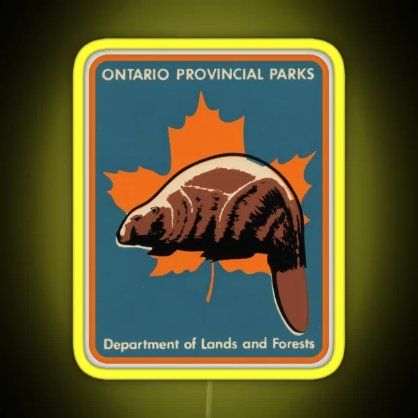 Ontario Provincial Parks RGB Neon Sign