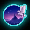 Whimsical magic unicorn lights up your space with vibrant colors