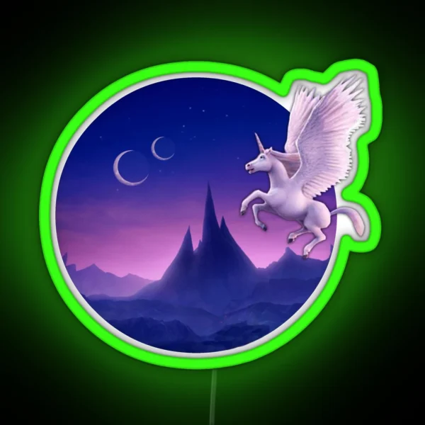 Onward World Of Magic Unicorn RGB Neon Sign