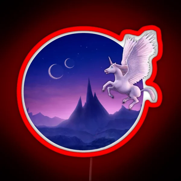 Onward World Of Magic Unicorn RGB Neon Sign