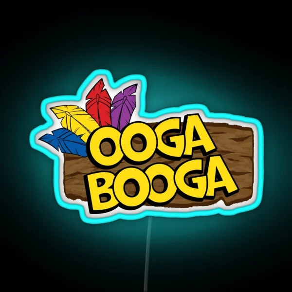 Ooga Booga RGB Neon Sign