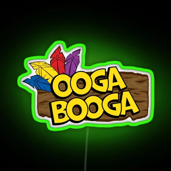 Ooga Booga RGB Neon Sign