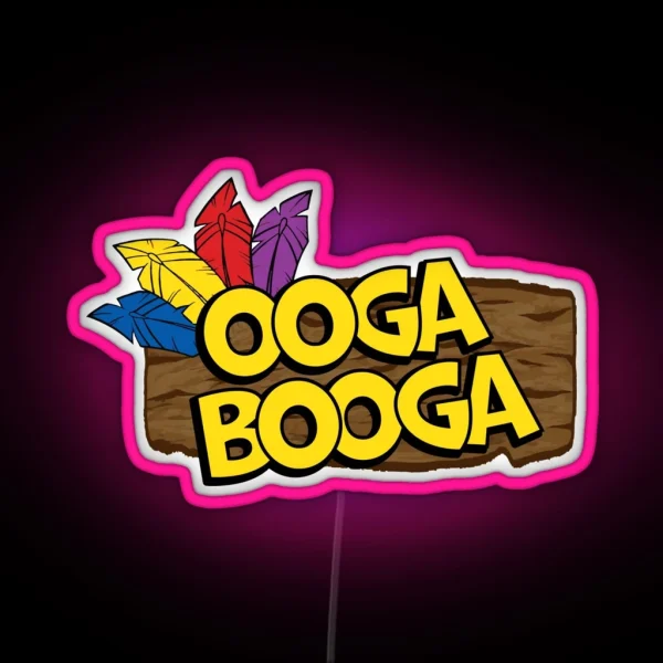 Ooga Booga RGB Neon Sign