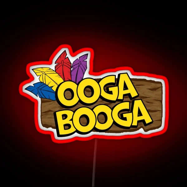 Ooga Booga RGB Neon Sign