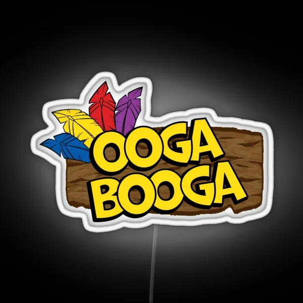 Ooga Booga RGB Neon Sign